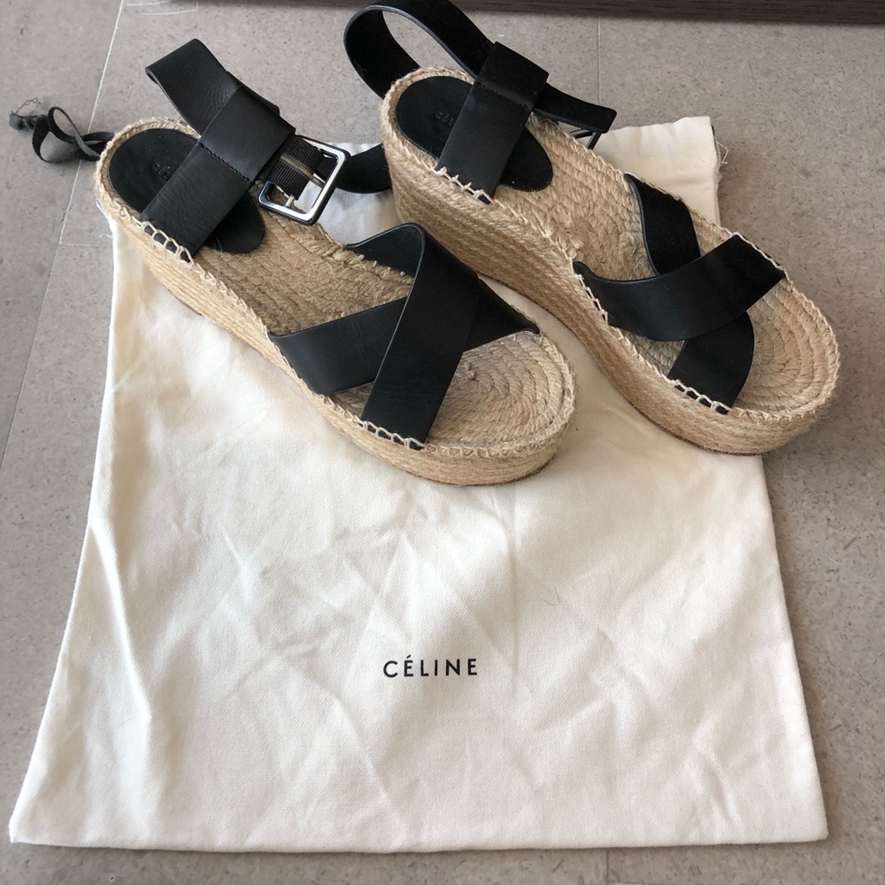 Celine sandal wedges